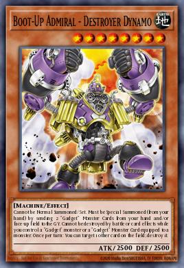 Card Image: Boot-Up Admiral - Destroyer Dynamo