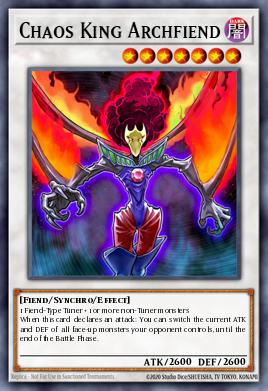 Card Image: Chaos King Archfiend