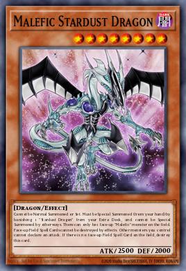 Card Image: Malefic Stardust Dragon