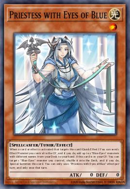 Card Image: Priestess with Eyes of Blue