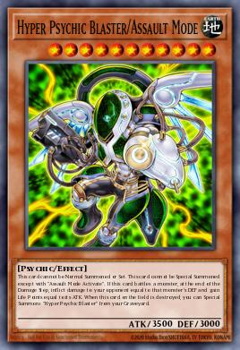 Card Image: Hyper Psychic Blaster/Assault Mode