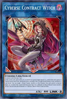 Card Image: Cyberse Contract Witch