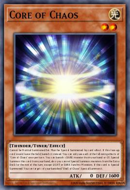 Card Image: Core of Chaos