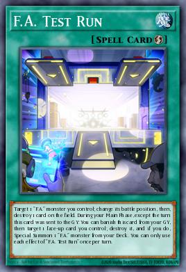 Card Image: F.A. Test Run
