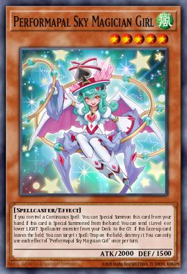 Card Image: Performapal Sky Magician Girl