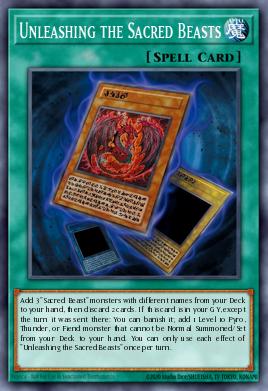 Card Image: Unleashing the Sacred Beasts