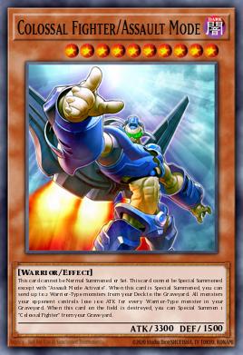 Card Image: Colossal Fighter/Assault Mode