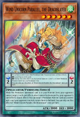 Card Image: Wind Unicorn Parallel, the Dracoslayer
