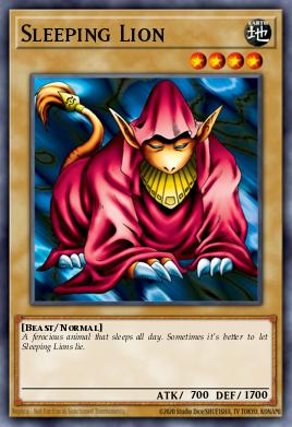 Card Image: Sleeping Lion