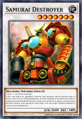 Card Image: Samurai Destroyer
