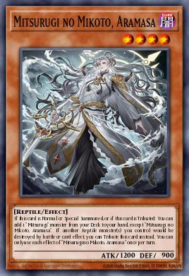 Card Image: Mitsurugi no Mikoto, Aramasa