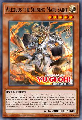 Card Image: Arequus the Shining Mars Saint