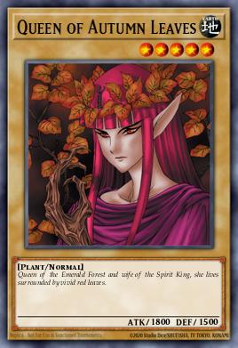 Card Image: Queen of Autumn Leaves