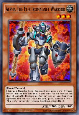 Card Image: Alpha The Electromagnet Warrior