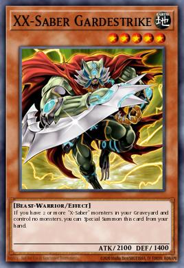 Card Image: XX-Saber Gardestrike