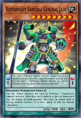 Card Image: Superheavy Samurai General Jade