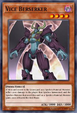 Card Image: Vice Berserker