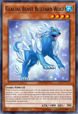 Card Image: Glacial Beast Blizzard Wolf