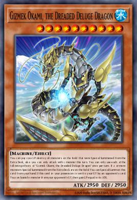 Card Image: Gizmek Okami, the Dreaded Deluge Dragon