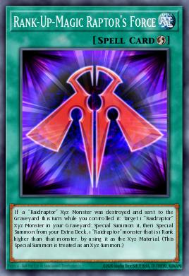 Card Image: Rank-Up-Magic Raptor's Force