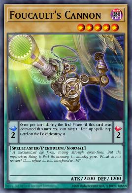 Card Image: Foucault's Cannon