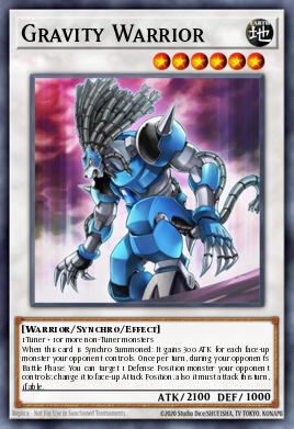 Card Image: Gravity Warrior