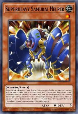 Card Image: Superheavy Samurai Helper