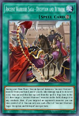 Card Image: Ancient Warriors Saga - Deception and Betrayal