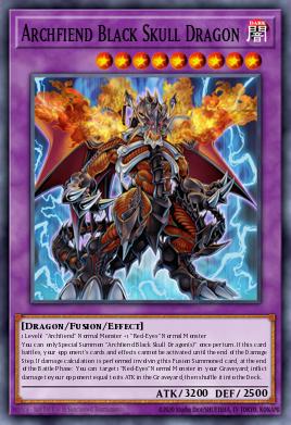 Card Image: Archfiend Black Skull Dragon
