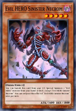 Card Image: Evil HERO Sinister Necrom