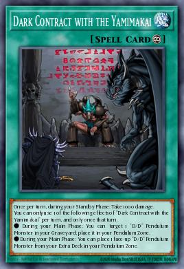 Card Image: Dark Contract with the Yamimakai