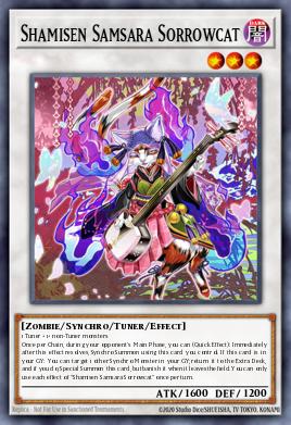 Card Image: Shamisen Samsara Sorrowcat