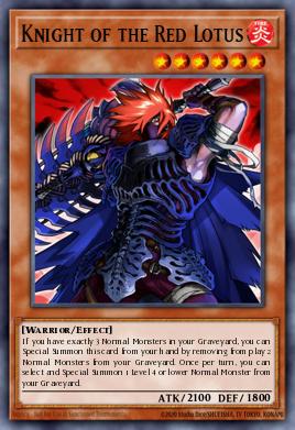 Card Image: Knight of the Red Lotus