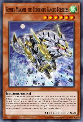Card Image: Gizmek Makami, the Ferocious Fanged Fortress