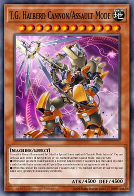 Card Image: T.G. Halberd Cannon/Assault Mode