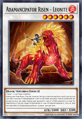 Card Image: Adamancipator Risen - Leonite