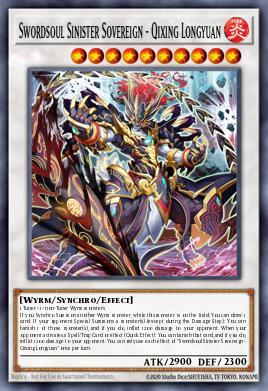 Card Image: Swordsoul Sinister Sovereign - Qixing Longyuan