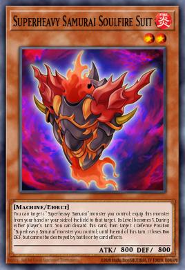 Card Image: Superheavy Samurai Soulfire Suit