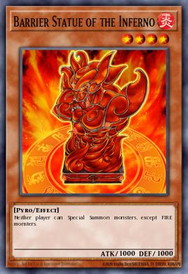 Card Image: Barrier Statue of the Inferno