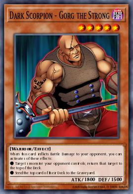 Card Image: Dark Scorpion - Gorg the Strong