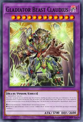 Card Image: Gladiator Beast Claudius