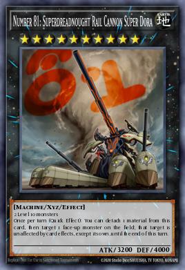Card Image: Number 81: Superdreadnought Rail Cannon Super Dora