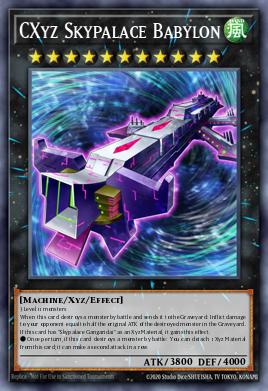 Card Image: CXyz Skypalace Babylon
