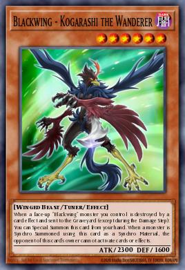 Card Image: Blackwing - Kogarashi the Wanderer
