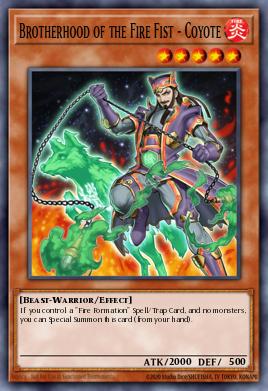 Card Image: Brotherhood of the Fire Fist - Coyote