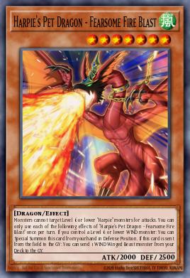 Card Image: Harpie's Pet Dragon - Fearsome Fire Blast