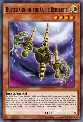 Card Image: Buster Gundil the Cubic Behemoth