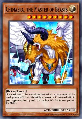 Card Image: Chimaera, the Master of Beasts