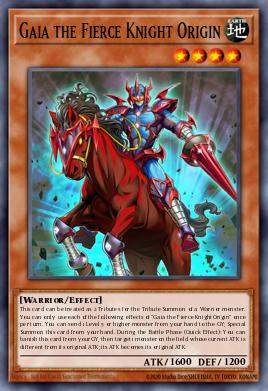 Card Image: Gaia the Fierce Knight Origin
