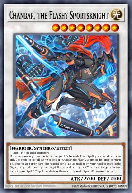 Card Image: Chanbar, the Flashy Sportsknight
